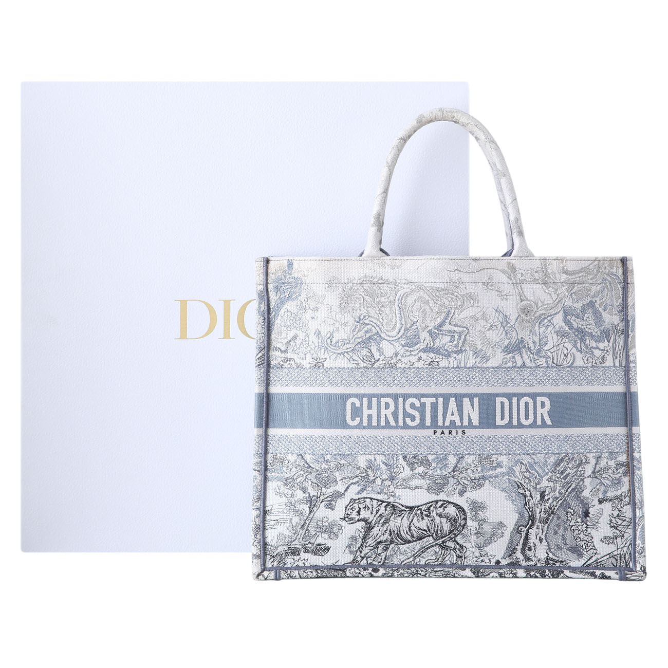 CHRISTIAN DIOR(USED)크리스찬디올 북 토트 라지 백
